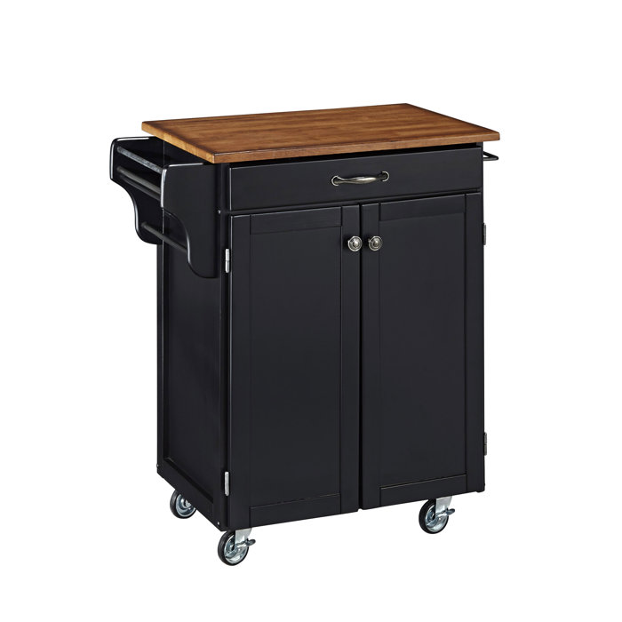 Red Barrel Studio® Savorey Solid Wood Kitchen Cart & Reviews Wayfair